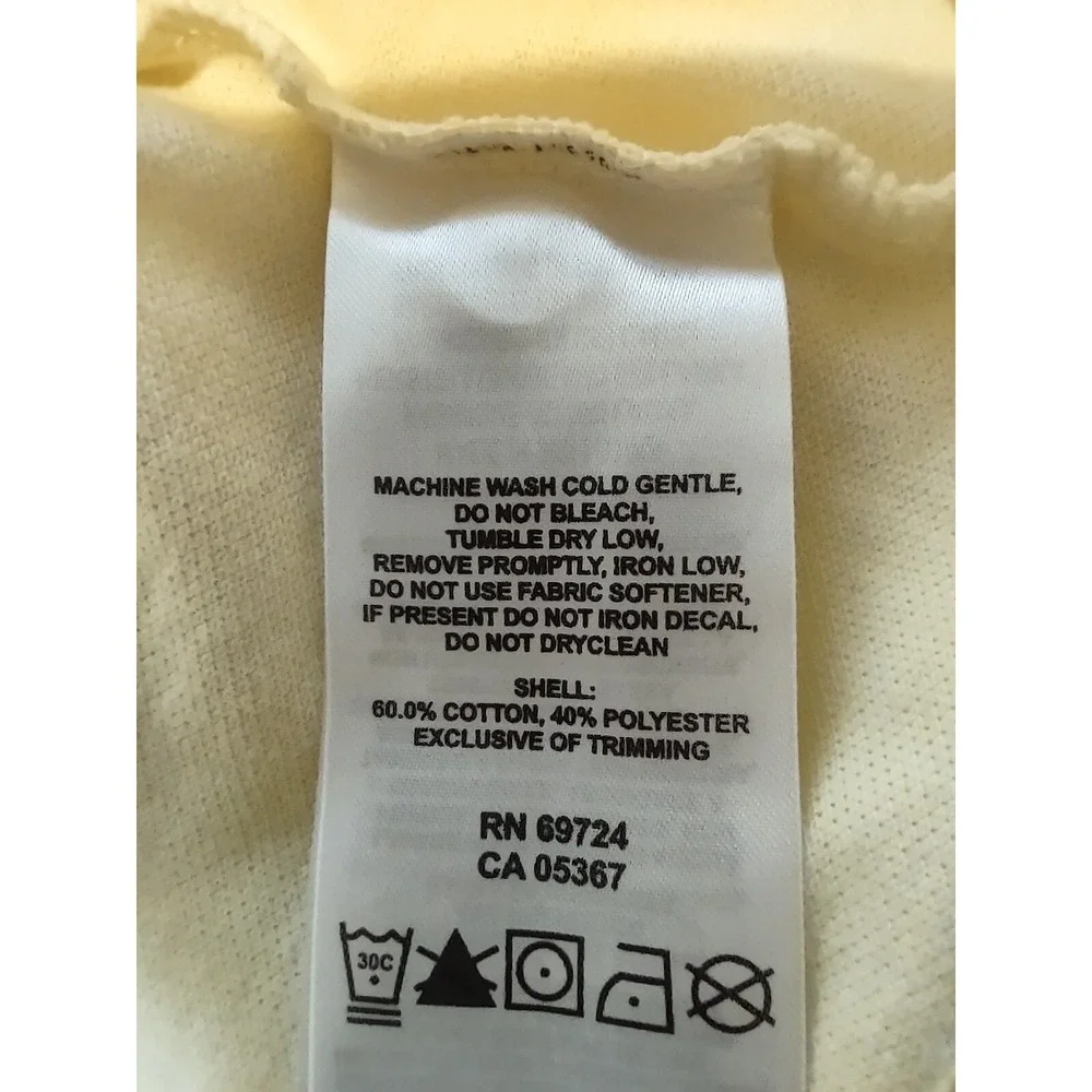 Columbia Polo Shirt Mens Medium Golf Casual Omni-Wick blend 3 button Logo Yellow - Picture 8 of 12